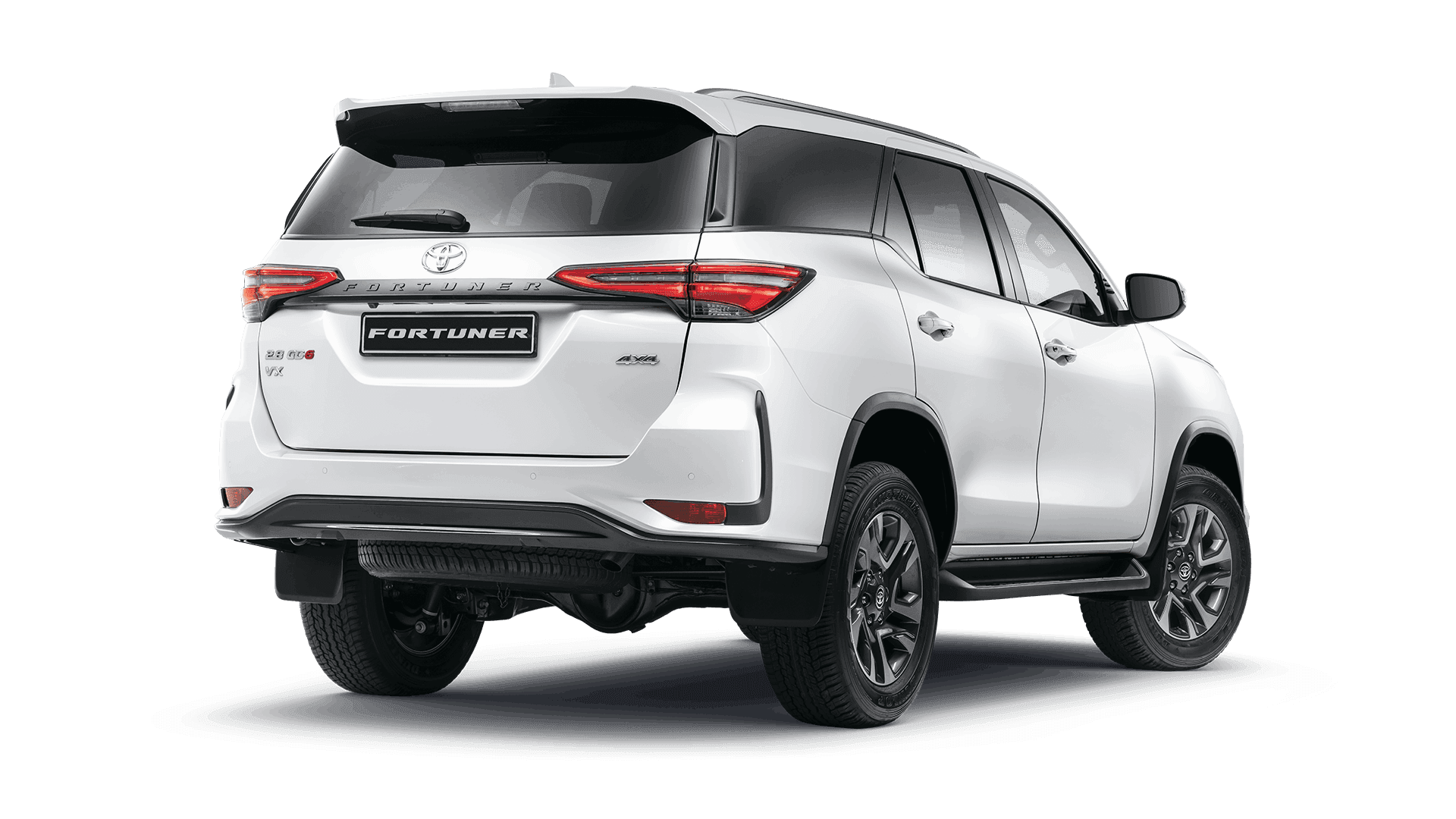 Fortuner rear three-quarter